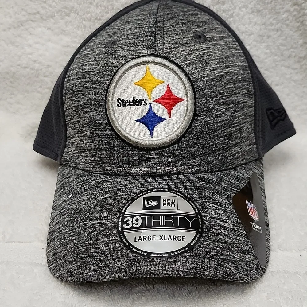 New Era 39Thirty Pittsburgh Steelers Stretchfit Hat - New